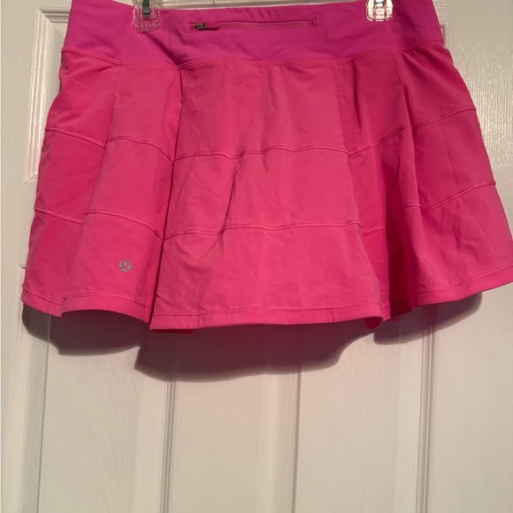 Lululemon Athletica Pink Mini Skirt - Picture 2 of 6